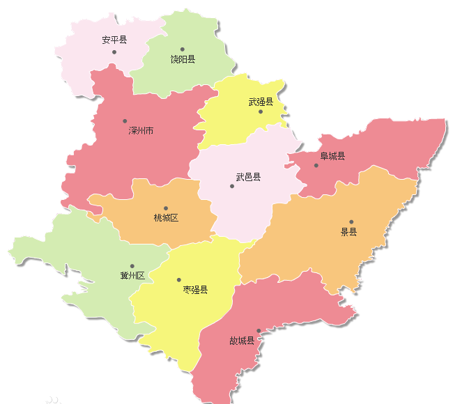 河北省衡水市各县地图图片
